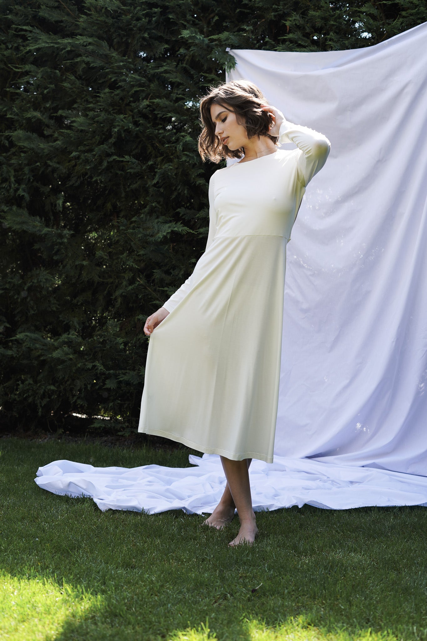 Astra white dress