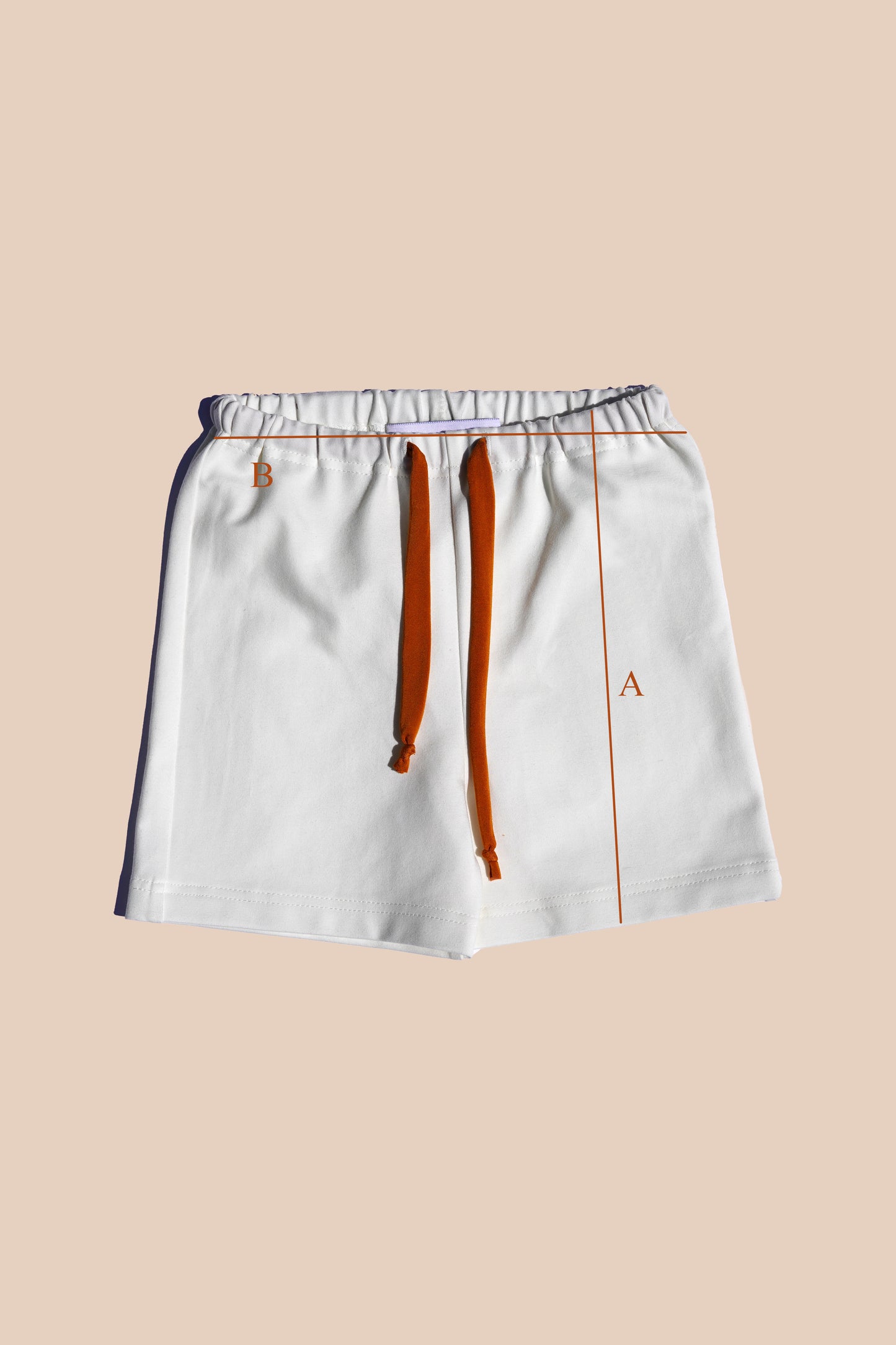 Krátke nohavice biele