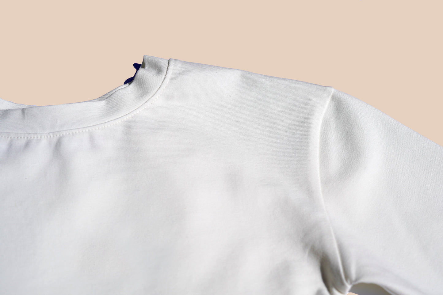 Oversized mikina biela