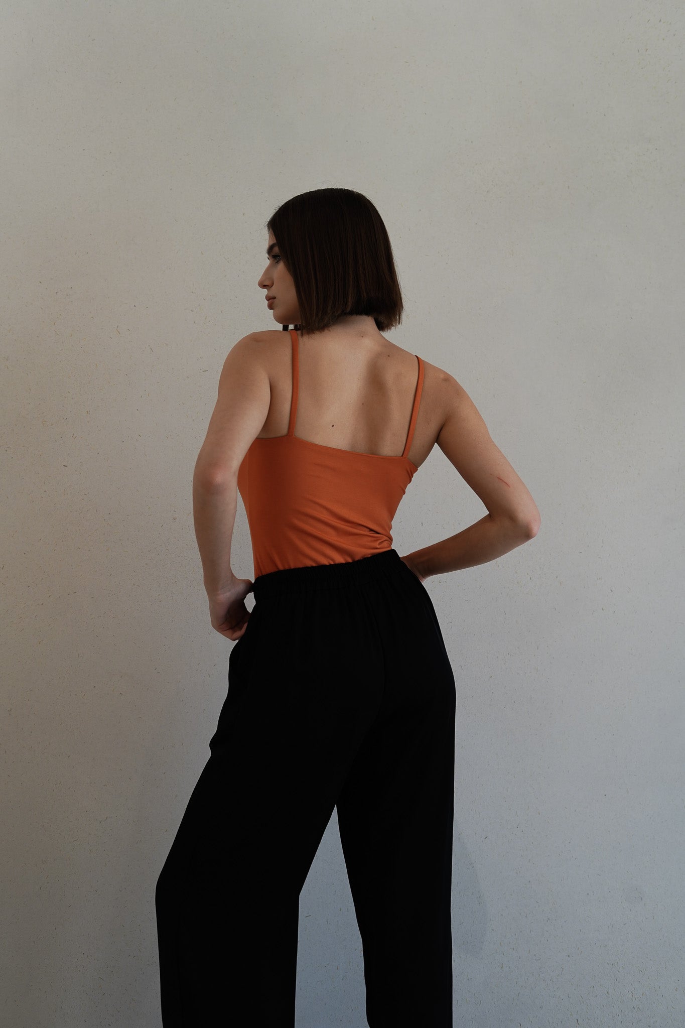 Bamboo brick orange bodysuits