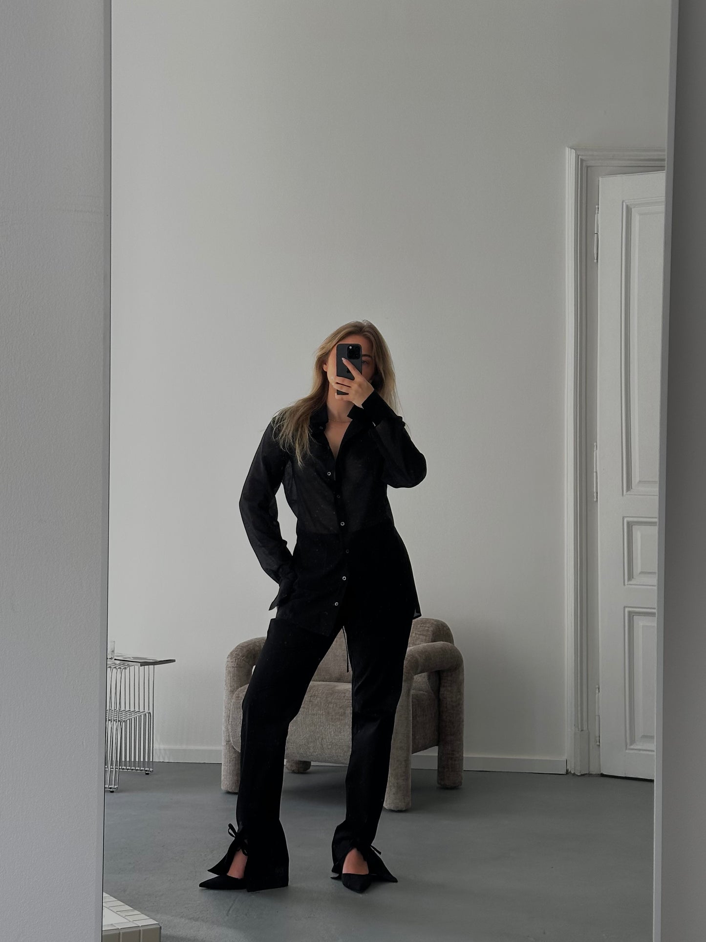 Charlotte košeľa, čierna