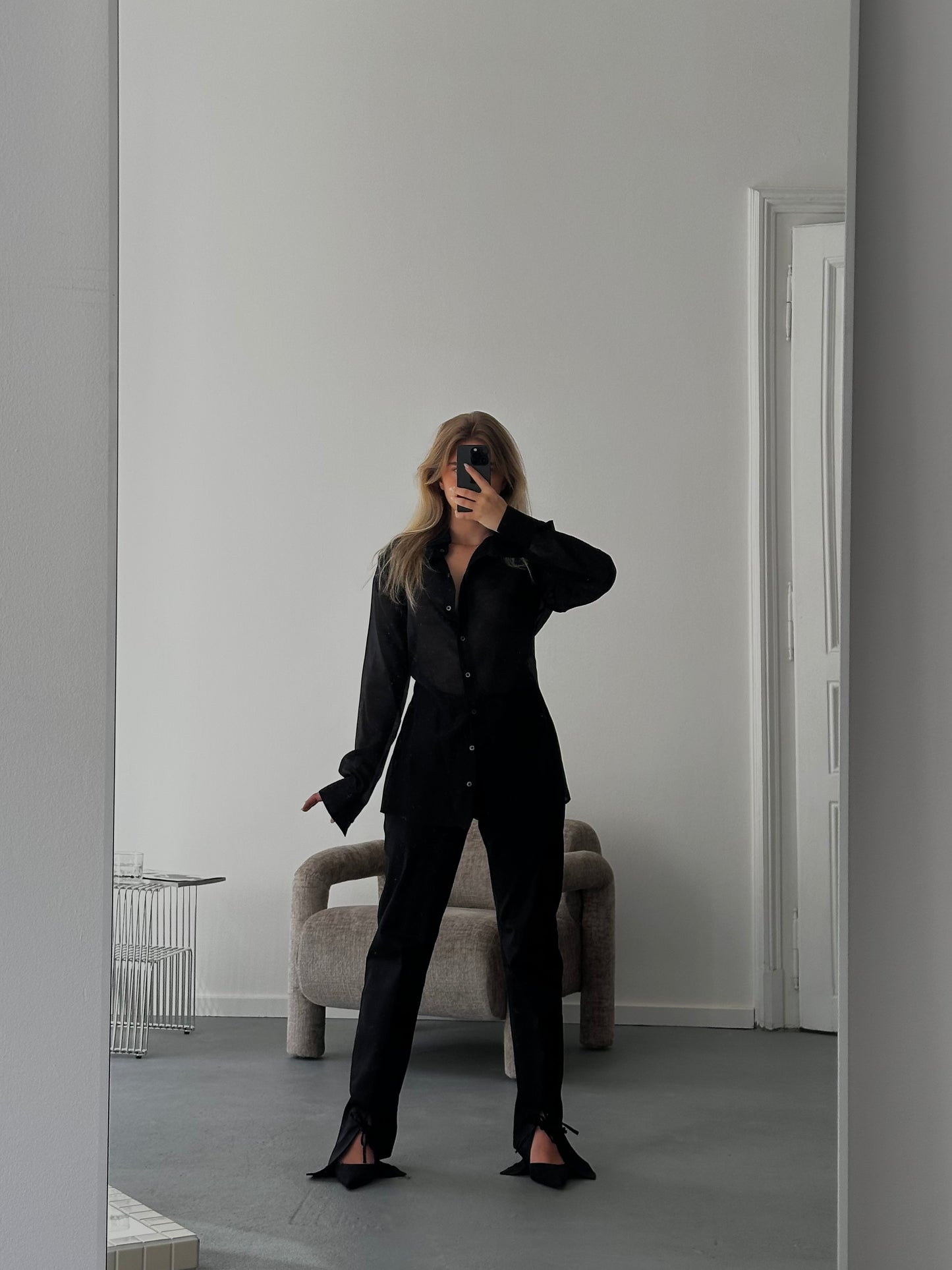 Charlotte košeľa, čierna