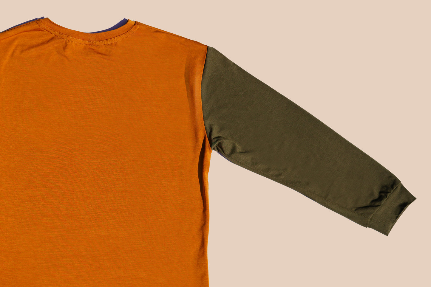 Tričko s dlhým rukávom oranžové